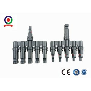 High Voltage Load Capability Branch Connector 1 To 5 Male Female For PV Module
