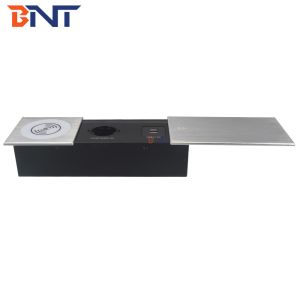 EU Power Socket Sliding Desktop Mounted Power Data Socket Sliding Open Type