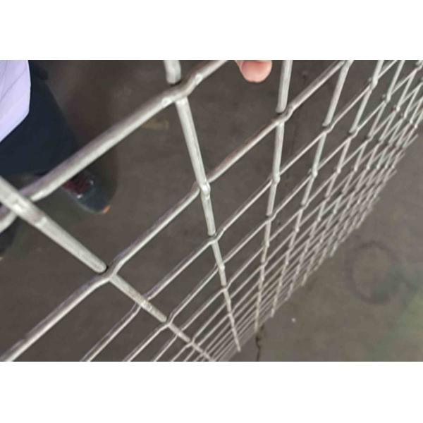 Buy Flat Top Stainless Steel Crimped Wire Mesh 4mm To 60mm Opening 1.5mm To 5mm at wholesale prices