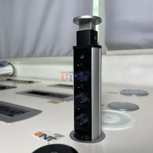 Kitchen Table Use Power Extension kitchen Socket With 3 EU Outlet VSP Panel and