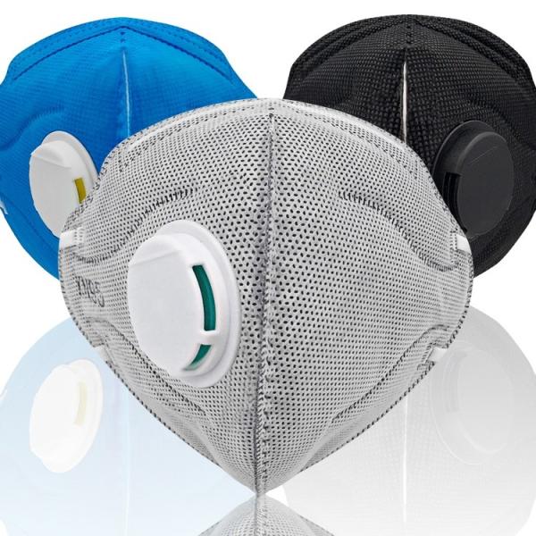 Buy 5 Layers Dust Protection Mask , Ffp Dust Mask With Elastic Earloop / Adjustable nosepiece at wholesale prices