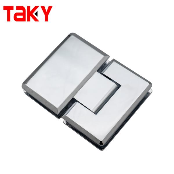 180 Degree Stainless Steel Shower Door Hinge for 8-12mm Glass