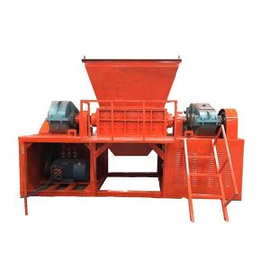0.4t/H 30kw Double Shaft Shredder Machine Shred Plastic,Metal,Tire