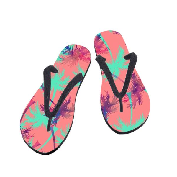 PE EVA Material Men's Flip Flops Sandals Open Toe Anti Slip Beach Slipper