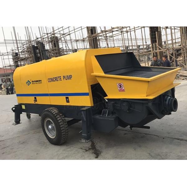 Buy Electric Trailer Concrete Pump High Pressure Construction Concrete Pump at wholesale prices