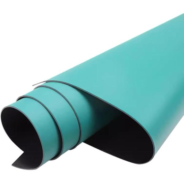 ESD Rubber Table Mat Antistatic 1.8mm-3mm Green Grey Blue