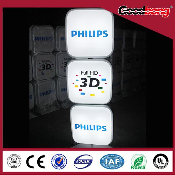 Clear acrylic light box sign, outdoor sign, LED letter box sign