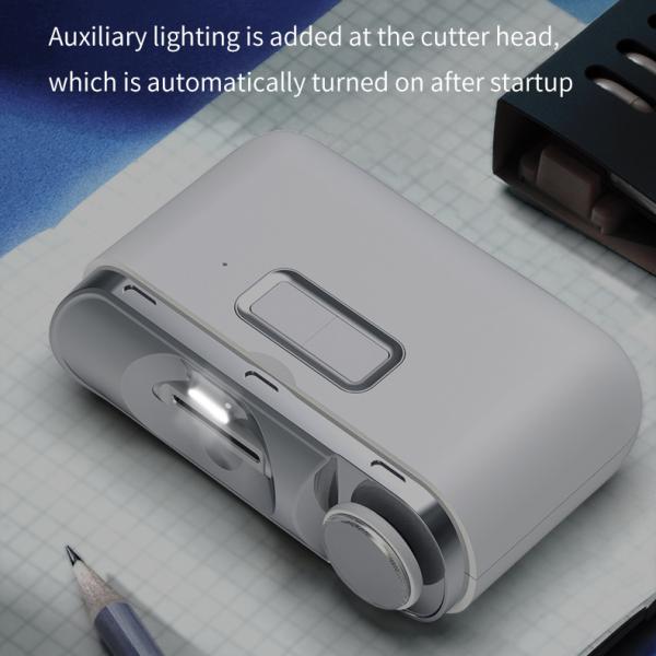 USB Chargeable Electric Baby Nail Cutter with Low Vibration Motor and 360° Rotation