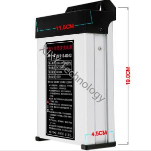 China Aluminum IP54 LED Rainproof Power Supply 16.7A 24V 400W Power Supply on sale