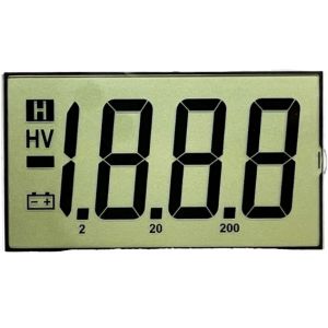 Quality Positive Reflective 6 O′ Clock Segment TN LCD Display For Electronic Product for sale