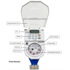 Lifespan 100000h Prepaid Water Meter with Body Sensitive Switch Type and M-PESA
