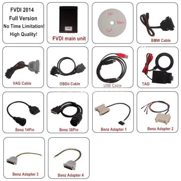 Buy FVDI 2014 ABRITES Commander Full 18 Version Diagnostic Scanner with ECU Programming Capability at wholesale prices