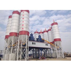 90m3/H HZS90 Concrete Batching Plant Dry Automatic Control System