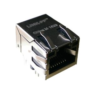 Quality 1-6605833-1 PCB Modular Jack 10 pin Rj45 Shielded with Leds Rugged Tablet PC for sale