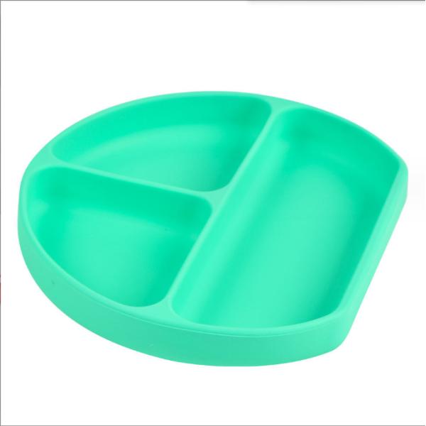 Plate Production Safe and Durable Food Grade Silicone Suction Plate for Baby