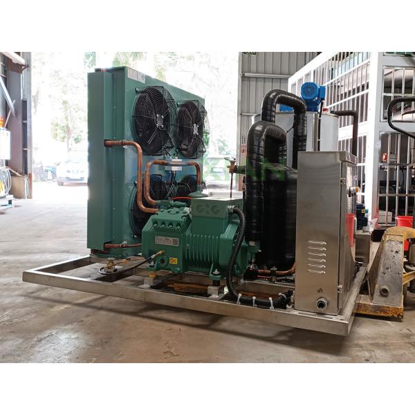 Integrated Ice Flake Making Machine 3 Ton Air Cooling Fresh Water