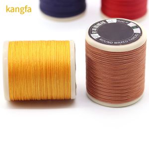 30g 0.6mm High Strength Cored For Leather Sewing 70m Polyester bonded Round