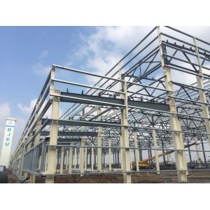Wide Span Steel Structure Industrial Supply Construction Metal Prefabricated