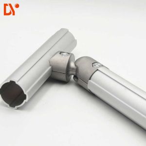 DYJ28-B07 Lean Tube Generation Industrial 180 Degree Fixed Inner Joint Aluminum