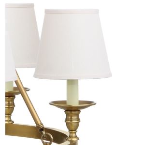 Modern copper chandelier Round Body With lampshade (WH-PC-12)