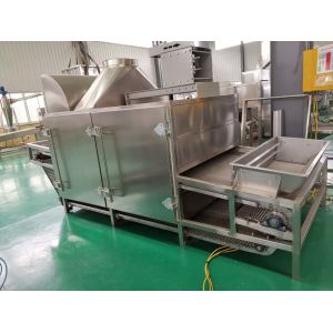 Metal Continuous 6kw 1000kg/H Sesame Seed Roaster
