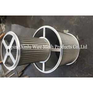 Welding Ring Johnson Wedge Wire Screen Pipe With Point Welding Technique