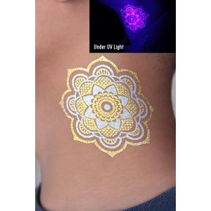 Quality Body art metallic tattoo for sale