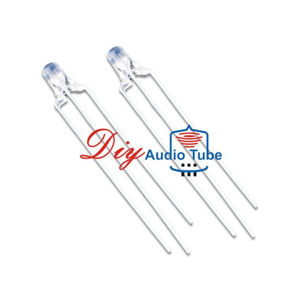 Custom Luminous Intensity Blue Light Emitting Diode , 5mm LED Diode For