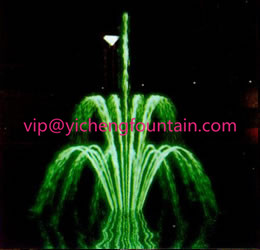 Fountain Spray Heads With Small Base Fixed Blossom 3 Layer Water Fountain For Landscape