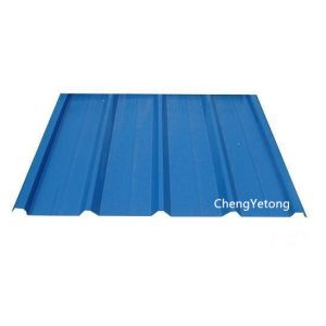 HDP Blue Colour Coated Roofing Sheets , Building Roof Pre Coated Metal Sheets