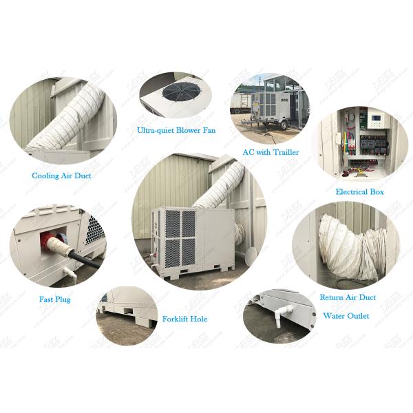 264000BTU High Efficiency Industrial Air Cooling Systems / Tent Trailer Air Conditioner For Outdoor Events