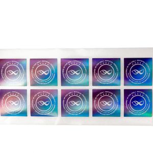 3D Laser Label Custom Hologram Stickers Waterproof Logo Paper
