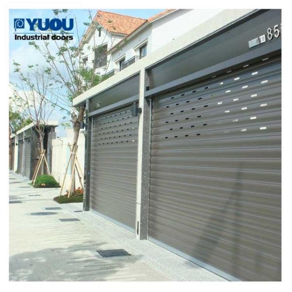Warehouse 6m Height Aluminium Roller Shutter Doors Finished Double Layer Insulated