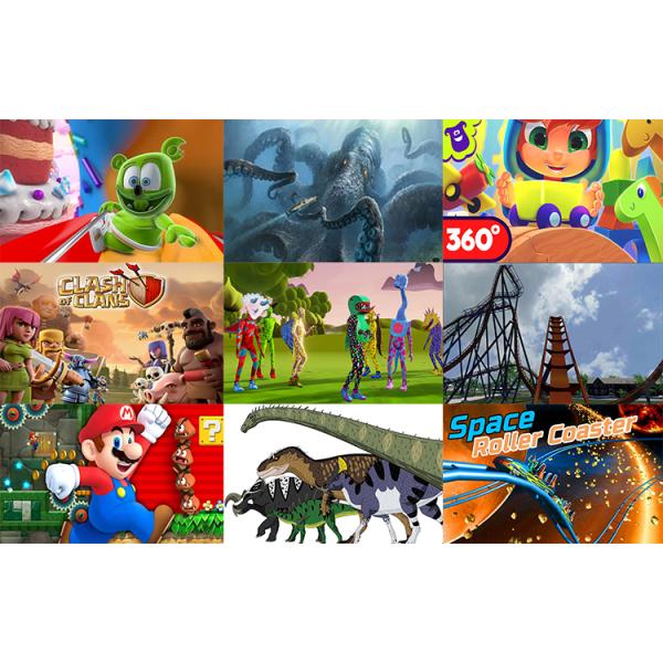 Self Service Kid Virtual Reality Simulator 9D One Player Adjust Height