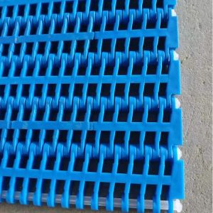 Flush Grid Modular Plastic Conveyor Belt for Knife-Edge Conveyors
