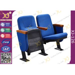 China Merit Stackable Church Hall Chairs , Plastic Covering Auditorium Chairs on sale