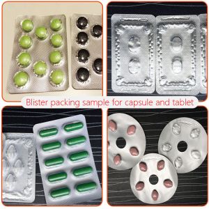 DPP-Series Blister Sealing Packing Machines Candy Softgel For Capsule