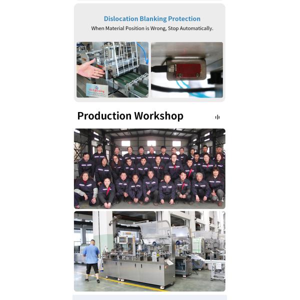 DPP Automatic Blister Packing Machine Forming Packaging Tablet Capsule Pill