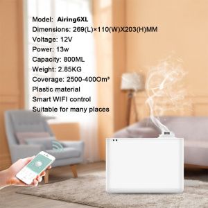 800ml Wifi Controlled Aroma Diffuser HVAC Aromatherapy Diffuser OEM ODM
