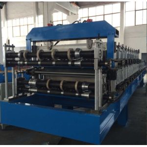 Quality Double Layer Sheet Metal Forming Equipment , Metal Roofing Roll Forming Machine Manual Decoiler for sale