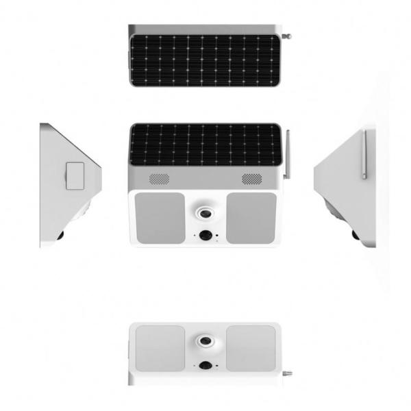 Outdoor HD 1080P WIFI LED Floodlight Camera / Ip66 Waterproof IP Camera PIR Motion