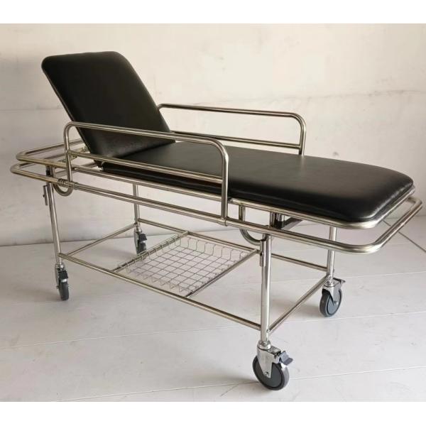 Backrest Adjustable Patient Transfer Stretcher Trolley For Emergency Surgical Operating Rooms