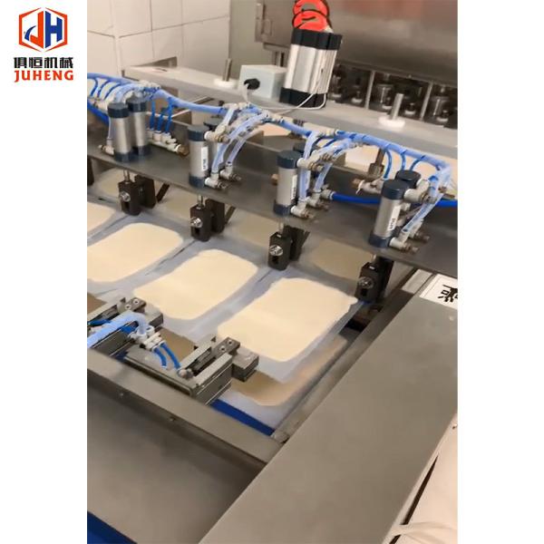 Buy Frozen Semi Finished Lachha Paratha Making Machine Chinese Guokwei Maker at wholesale prices