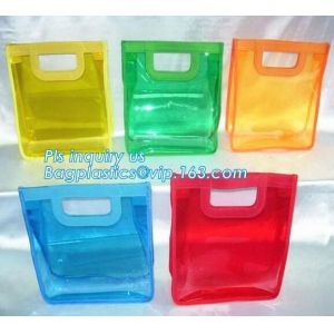 Cosmetic Packaging Customized Clear PVC Travel Slider Bag/Manufacture pvc