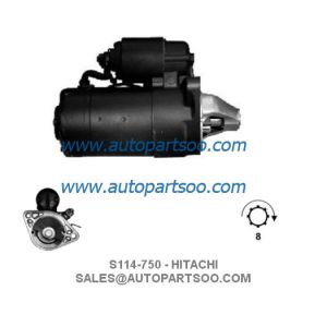 S114-750 S114-766 - HITACHI Starter Motor 12V 1.2KW 8T MOTORES DE ARRANQUE