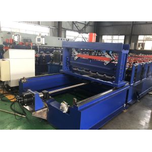 Durable PPGI Color Steel Metal Roofing Machine With Servo Following Cutting