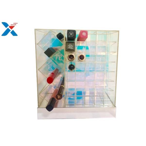 46 Holders Acrylic Cosmetic Box Mirror 7 Floors Organizer Storage Box