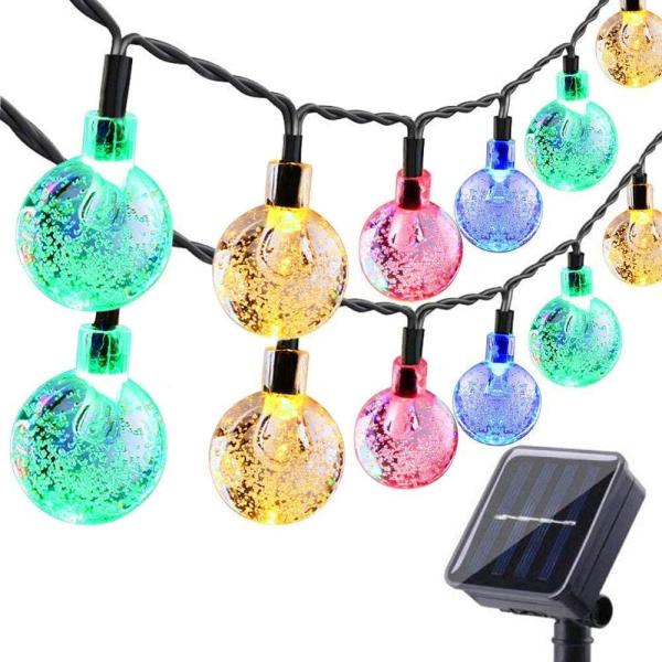 Buy Outdoor Solar String Lights Solar Powered Multicolor String Lights Crystal Ball Lights Solar Fairy Patio lights at wholesale prices