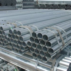 ISO9001 Q195 Q345 Material Galvanized Steel Pipe Hot Dipped For Construction
