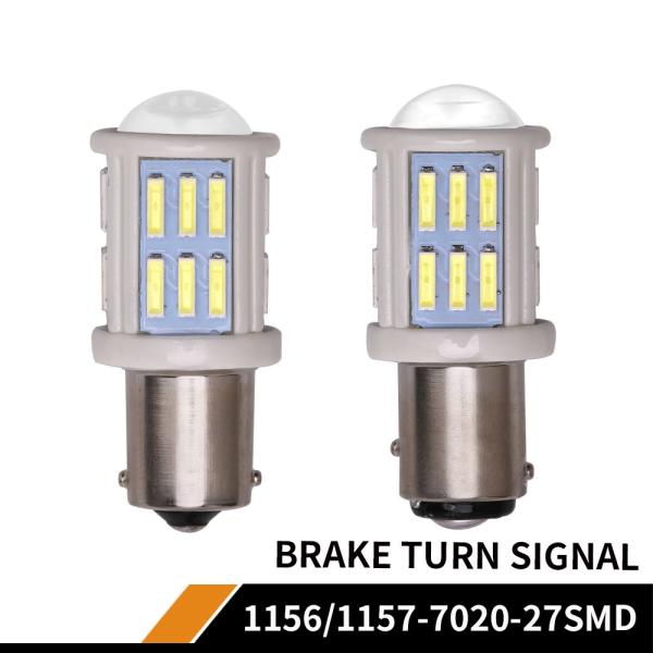27SMD 1156 S25 LED Tail Light Bulbs , 864lm Turn Signal Lights